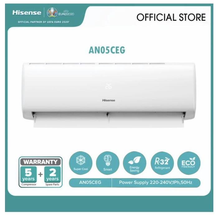 JUAL HISENSE AC AN05CEG