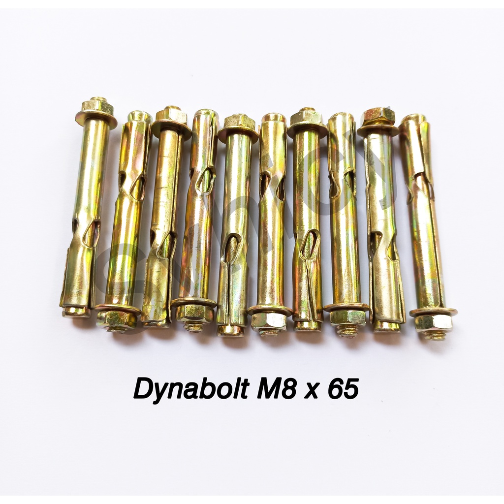 Dynabolt Dinabolt Kuning Baut Tanam - M8 x65 per biji