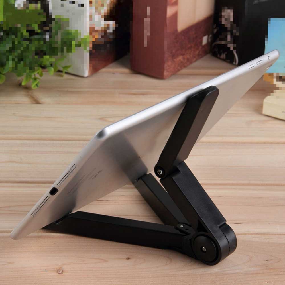 Phone &amp; Tablet Portable Foldable Stand Holder / Tablet Angle Adjustable Desktop Bracket / Tablet Table Desk Support Tripod Stand / For Universal Phone &amp; iPad &amp; Android Tablet