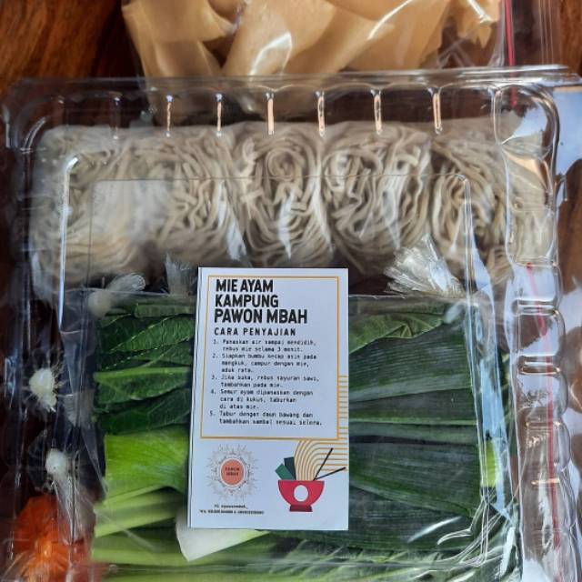 

Mie Ayam Kampung ready to cook