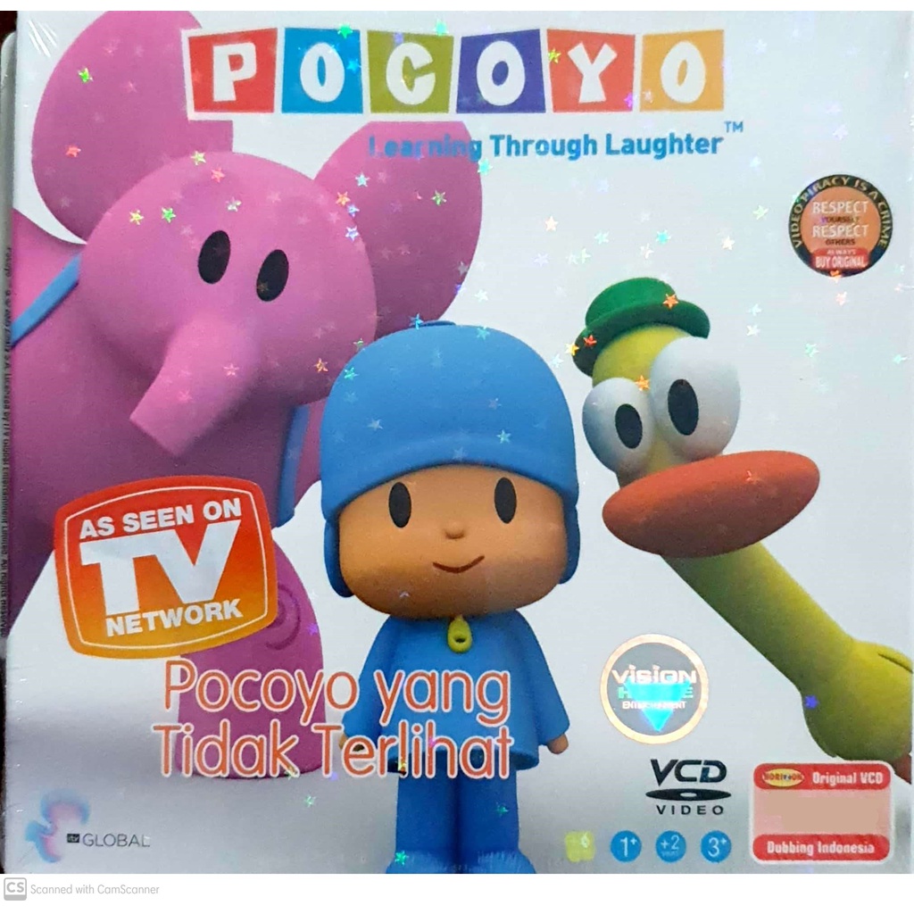 [Bonus Card] Pocoyo: Pocoyo yang Tidak Terlihat | VCD Original