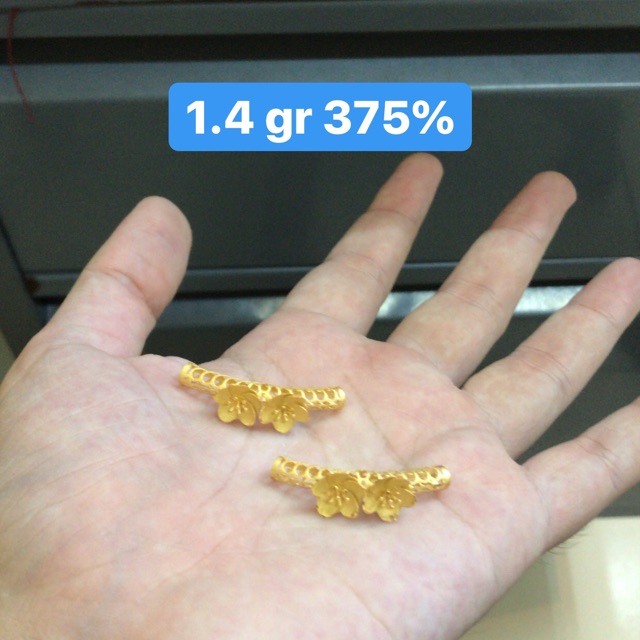 charm pipa bunga ubs gold kadar 375