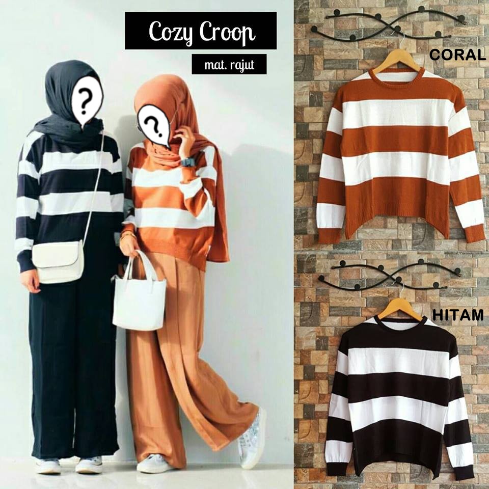ATASAN MUSLIMAH COZY CROP COZY CROOP