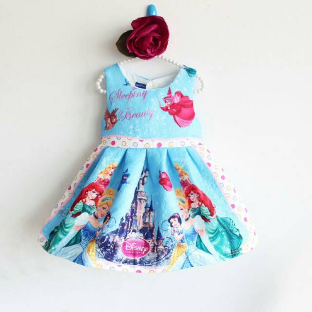 Dress Jacquard Princess Blue