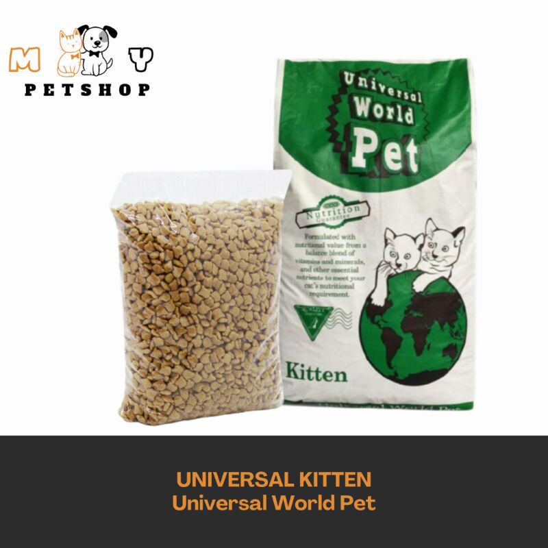 UNIVERSAL KITTEN REPACK 1KG - Makanan Anak Kucing UNIVERSAL KITTEN 1KG