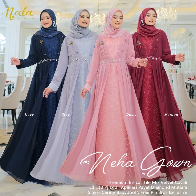 ABAYA WEDDING DRESS NEHA GOWN MAXY BY NALA
