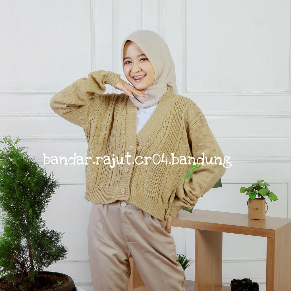 CARDY CROP ZIVA RAJUT CABLE BRANDED 7 GATE