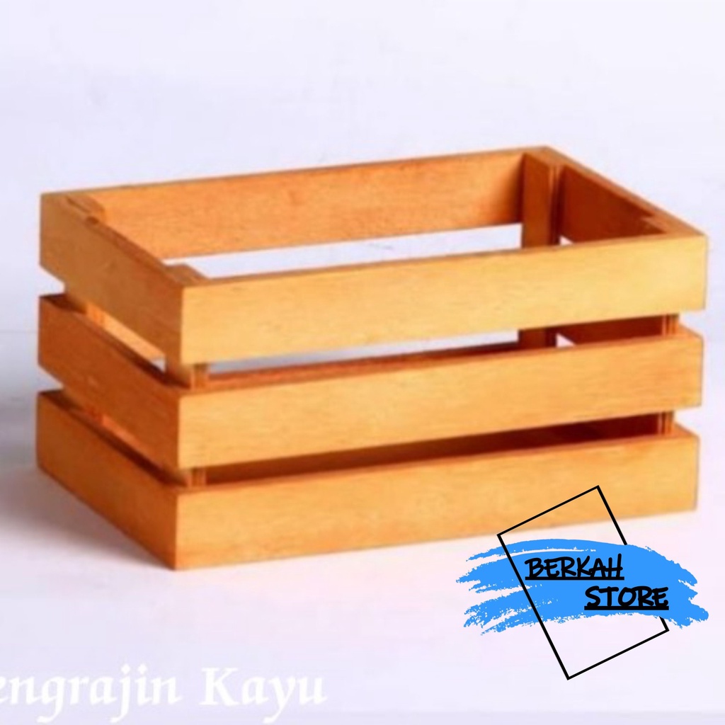 keranjang buah kayu minimalis