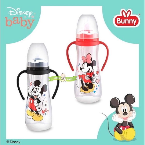 BOSU295 BOTOL LUSTY BUNNY DISNEY BABY REGULAR WITH HANDLE 250ML DMM1121