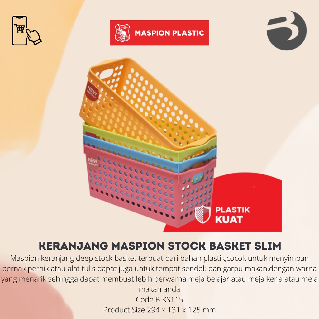 KERANJANG MASPION STOCK BASKET SLIM