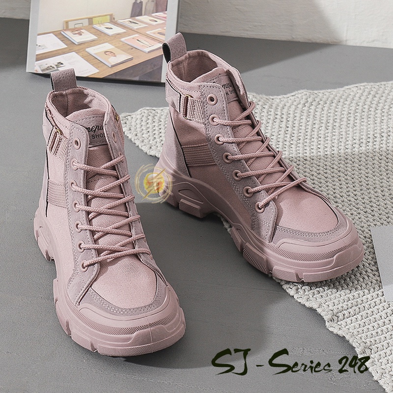 [JWALK] Sepatu Sneakers Boots Fashion Wanita Kualitas Import Premium - 248