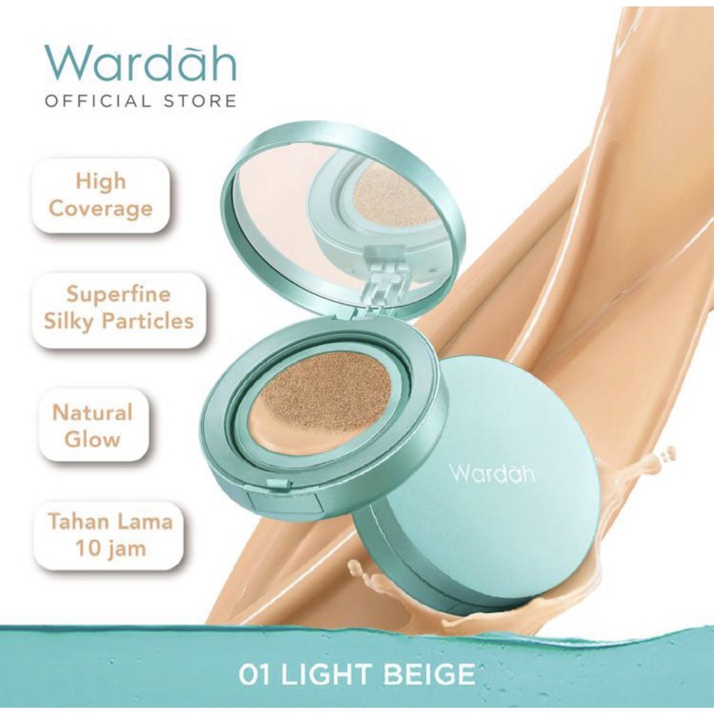 Wardah Exclusive Flawless Cover Cushion - Hasil Matte Flawless dan Tahan Lama Hingga 10 Jam