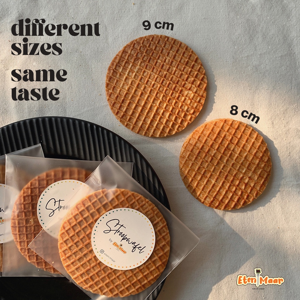 

QH Stroopwafel Solo by Eten Maar - Snack Waffle Manis dari Belanda - 5 Pieces