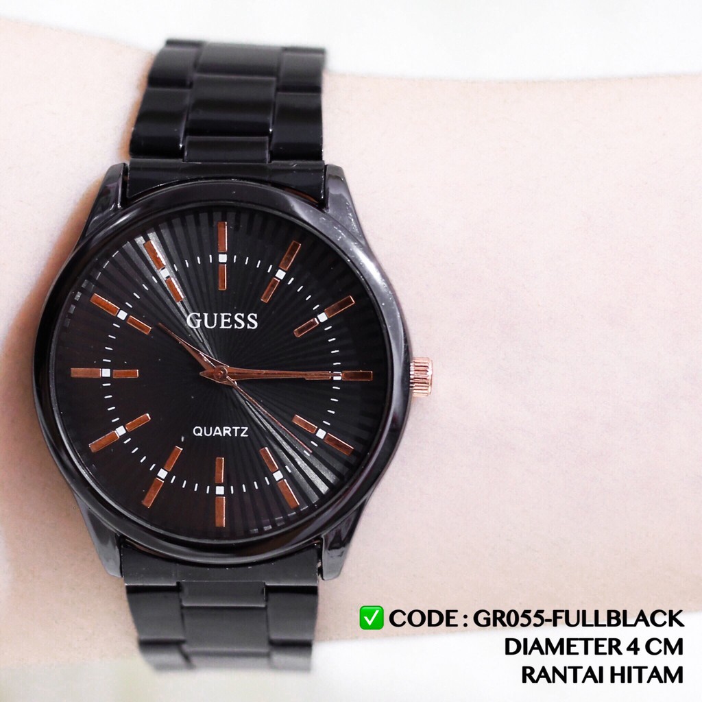 Jam tangan Couple GUESS Rantai Wanita dan Pria pasangan CG007 CG020