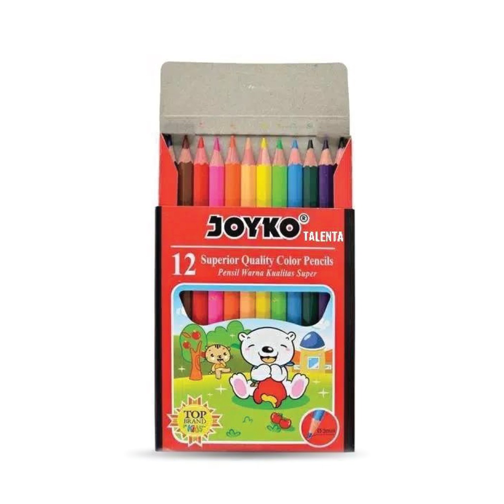 Pensil Warna 12 Joyko Kecil CP-S12 Mini