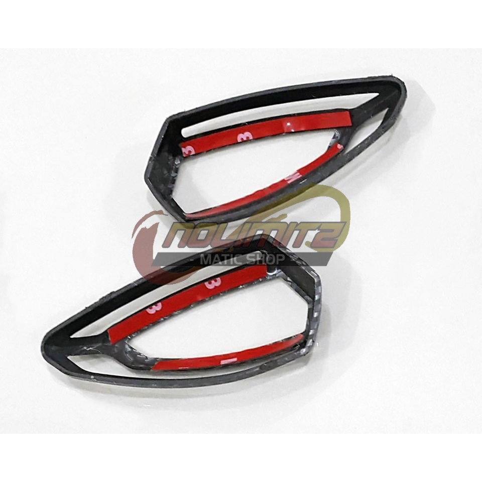 Cover Tutup Lampu Sein Belakang NEMO Carbon Yamaha Aerox 155
