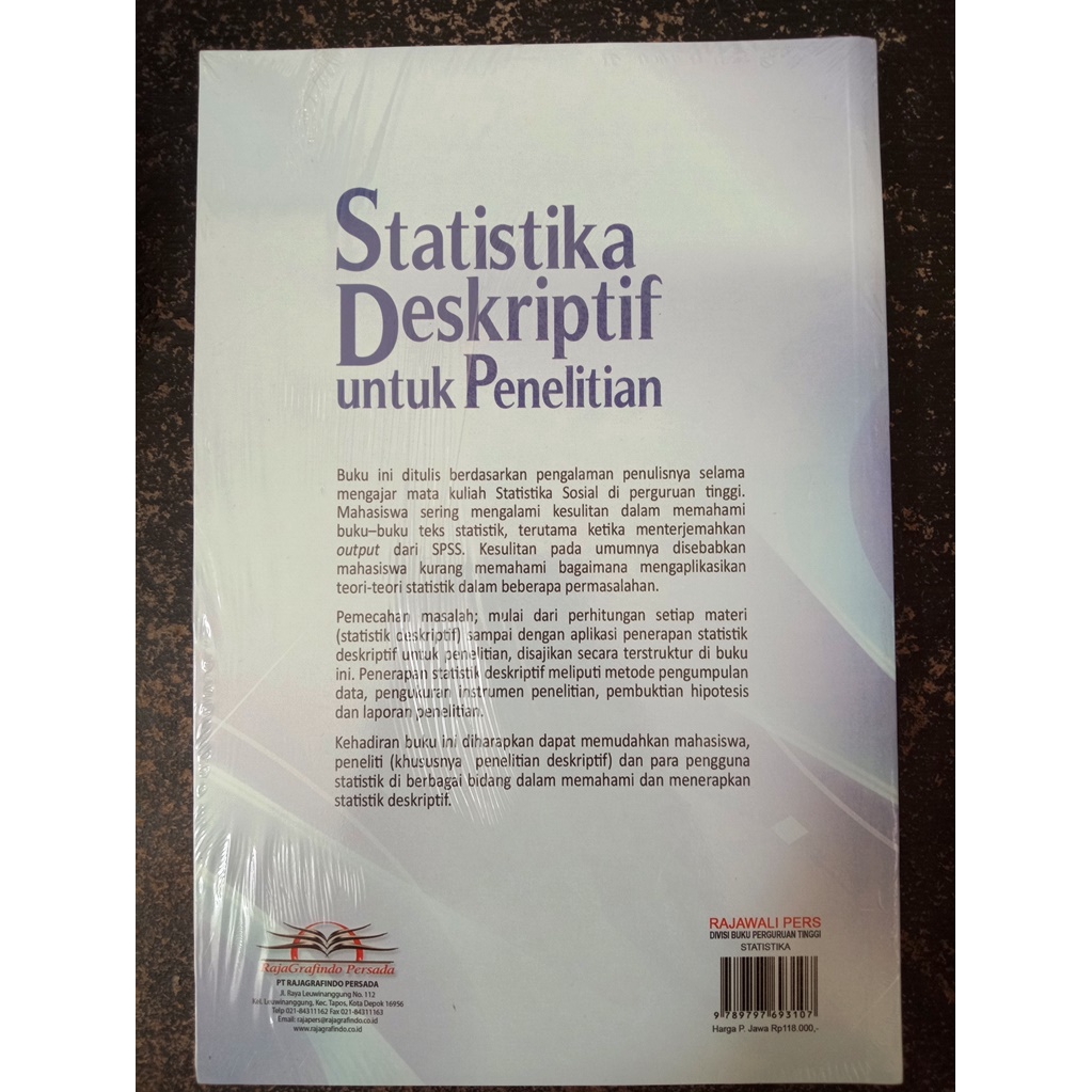 Statistika Deskriptif Untuk Penelitian Dilengkapi Perhitungan Manual Dan Aplikasi Spss Versi 17 Shopee Indonesia