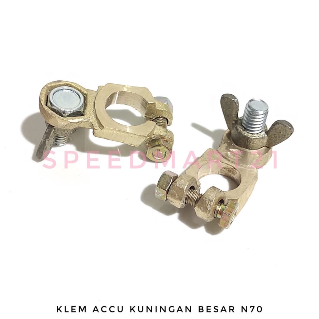 KEPALA AKI / KLEM AKI KUNINGAN BESAR N70