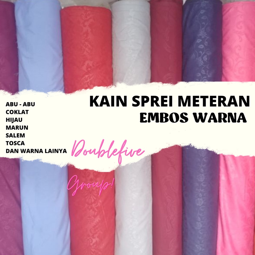 BAHAN KAIN SPREI GORDEN POLYMICRO MICRO DISPERSE MOTIF TERBARU (LEBAR 240 CM)