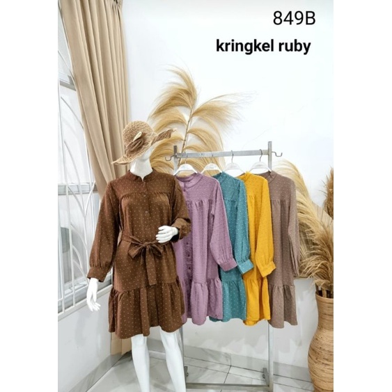 NEW TUNIK RUBIAH KRINGKEL PREMIUM TERLARIS