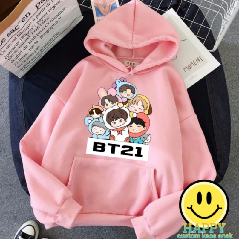 hoodie bt21 sweater anak kpop lucu bt21