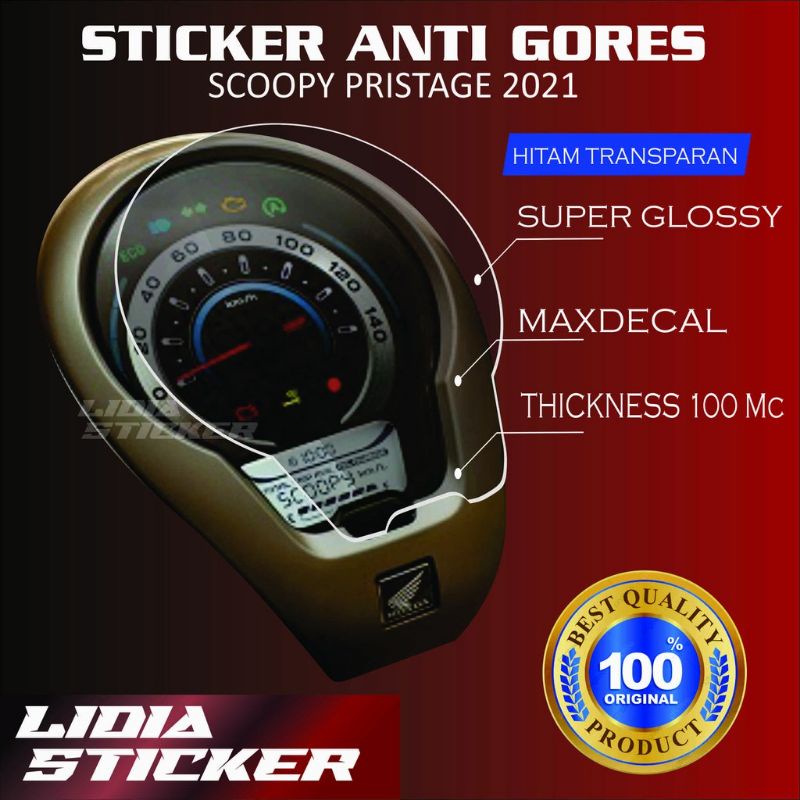 STIKER SCOOPY  PELINDUNG SPIDOMETER SCOOPY 2021