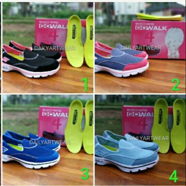 Sepatu SKECHERS GO WALK sepatu slipon sepatu wanita