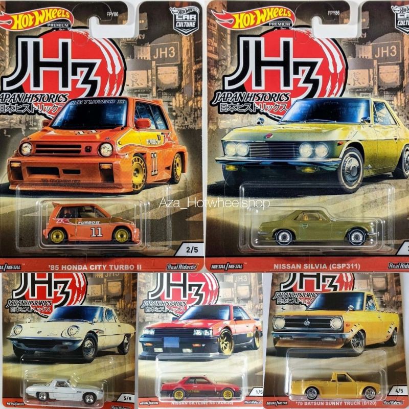 Hot Wheels Japan Historics 3 SET HW Japhis 3 Hotwheels Car Culture