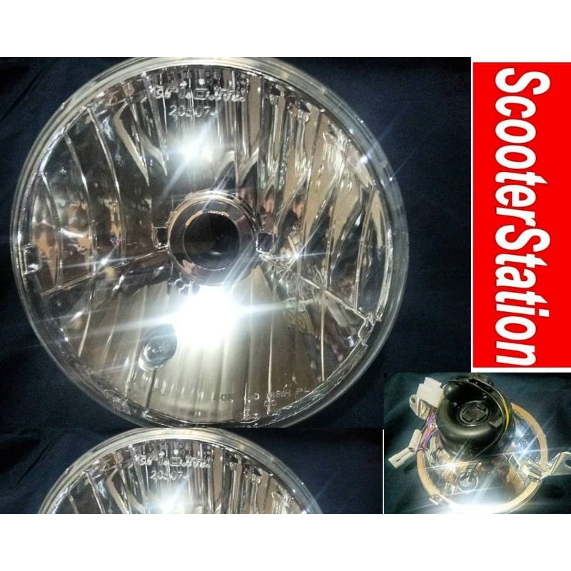 headlamp vespa new px triom