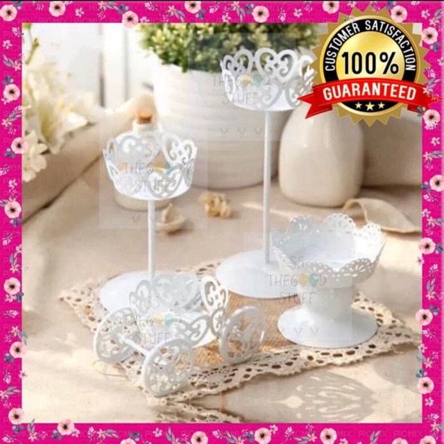 Cake Tier / Tempat Dekorasi Kue / Wedding Decoration/ Dekorasi Meja