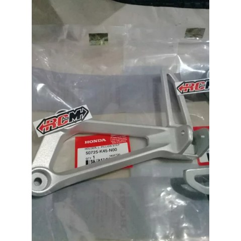 DUDUKAN FOOTSTEP BELAKANG SET KANAN KIRI CBR 150 NEW 250 R K45 LED ORI ORIGINAL HONDA 50715-K45-N00 50725-K45-N00