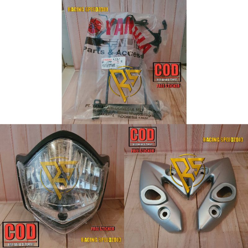 SATU SET LAMPU DEPAN VIXION OLD 2007 - 2012