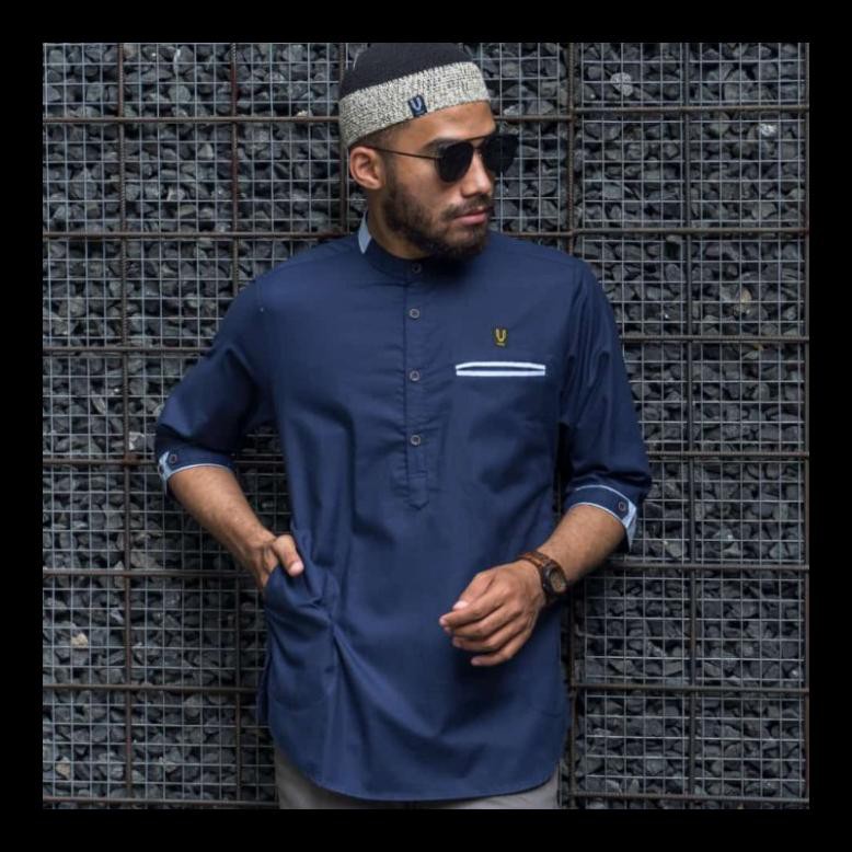 PROMO KEMEJA PRIA KOKO LENGAN PENDEK KATUN UHUD KOKO LAKI-LAKI TERMURAH ALF