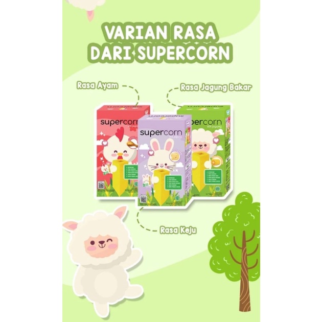 Supercorn Stik Jagung 1box (12 pcs) Snack Cemilan Anak