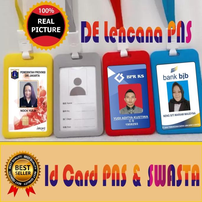 

Office & Stationery | Document Organizer | Id Card Lengkap Tali Case Holder 2 Sisi | Best Seller