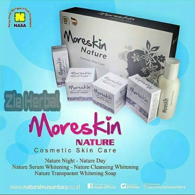 MORESKIN NATURE / PAKET MORESKIN NATURE NASA LEBIH IRIT