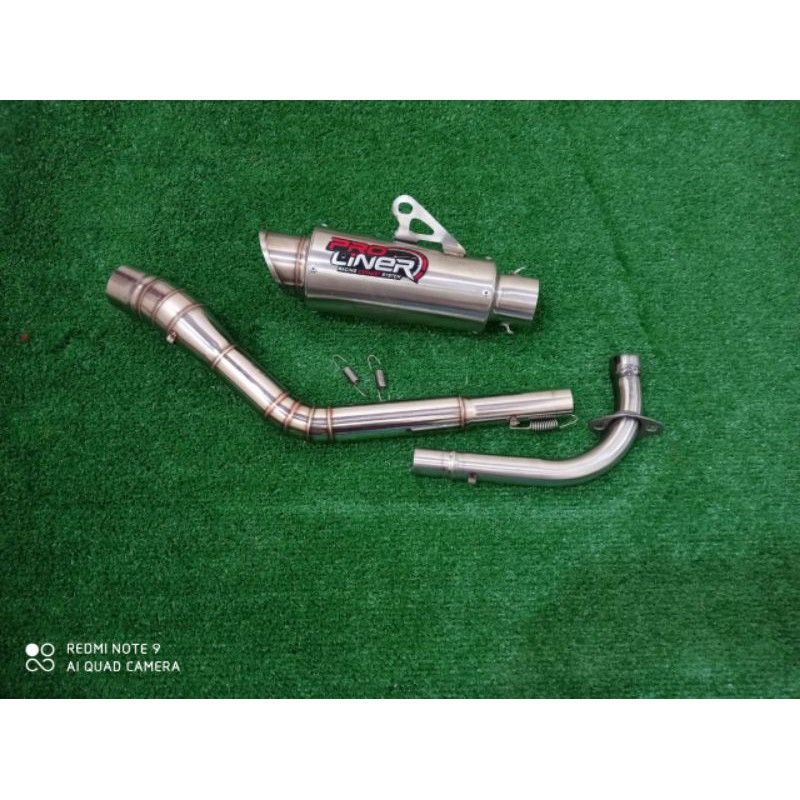 KNALPOT RACING PRO LINER MOTOR JUPITER Z Z1 VEGA R ZR SUPRA 125 REVO BLADE KARISMA SHOGUN SMASH