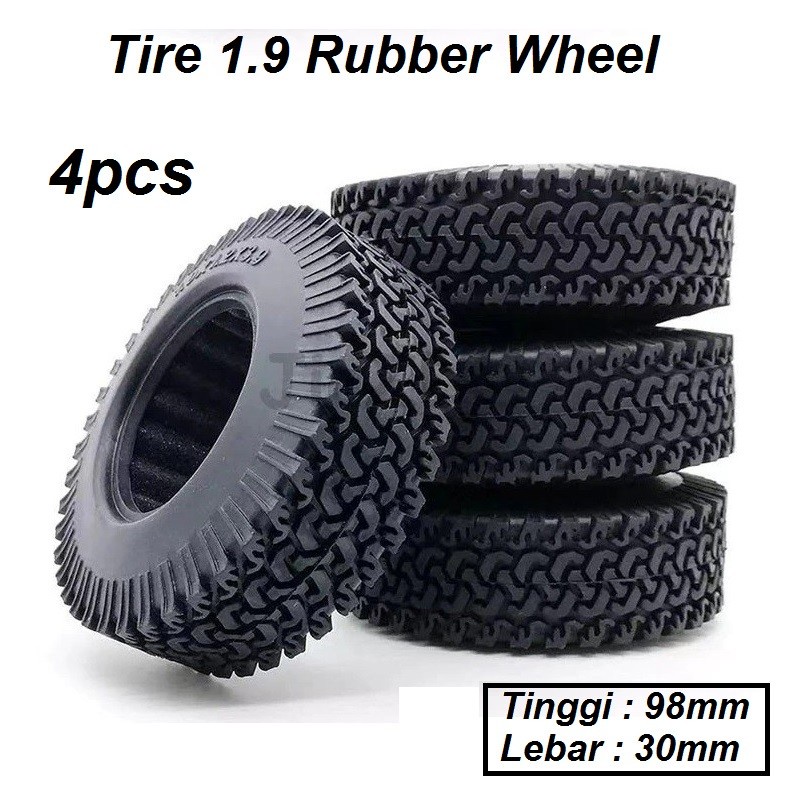 Ban rc car d90 d110 scale 1.9 Rubber Wheel Defender D90 D110 1/10 Rc Crawler Adventure Axial SCX10 A