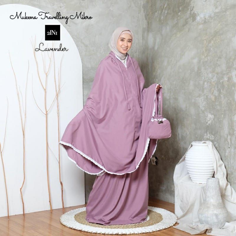 MUKENA DEWASA TRAVELING 2 IN 1