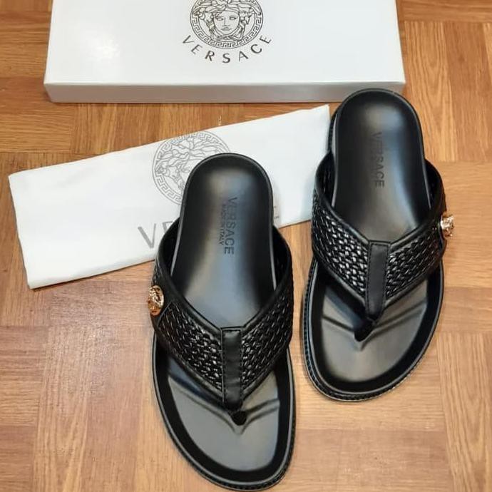 Pengiriman Cepat Sandal Versace Pria Mirror 1:1 Quality / VC06 STOK TERBATAS
