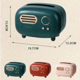 TopSung Kotak Tisu Model Retro Radio Tissue Box-ZJ104