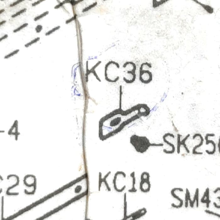 KC36 Penutup Engsel Body - Mesin Jahit Obras 737 - 747 - 700F