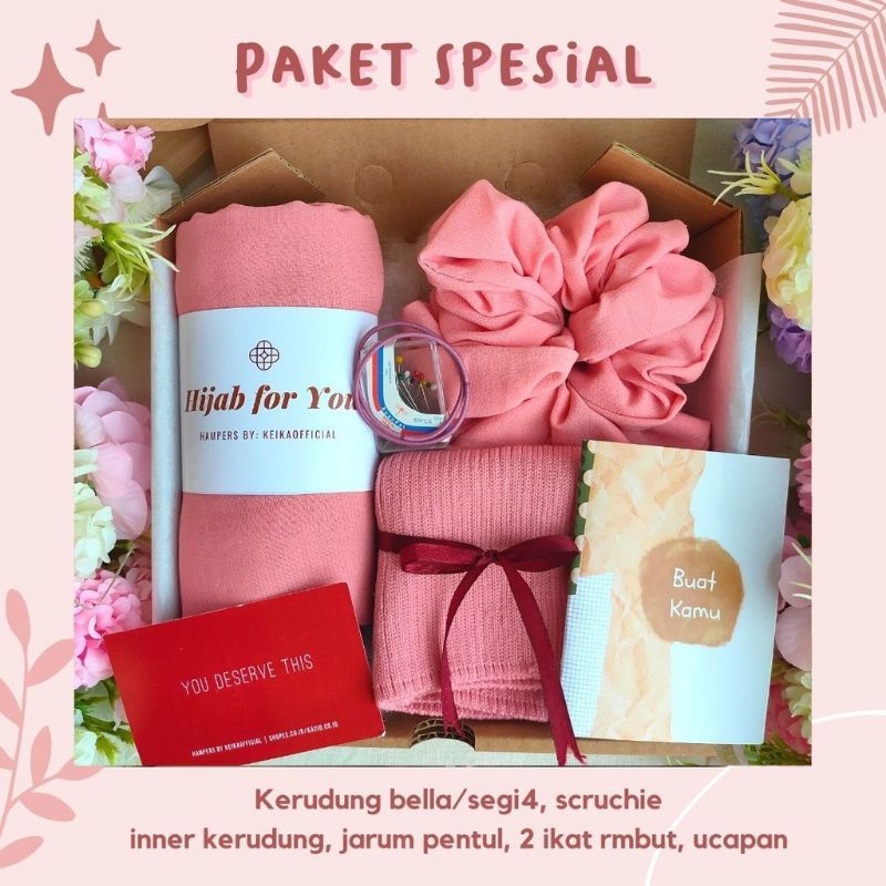 

Hampers Gift Box Jilbab Dan Pocky Hampers Premium Murah