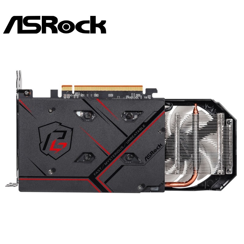 ASRock Radeon RX 6500 XT Phantom Gaming D 4GB OC GDDR6 - RX6500XT DDR6