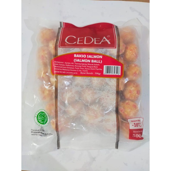 

Cedea Bakso salmon ball 500gr frozen food