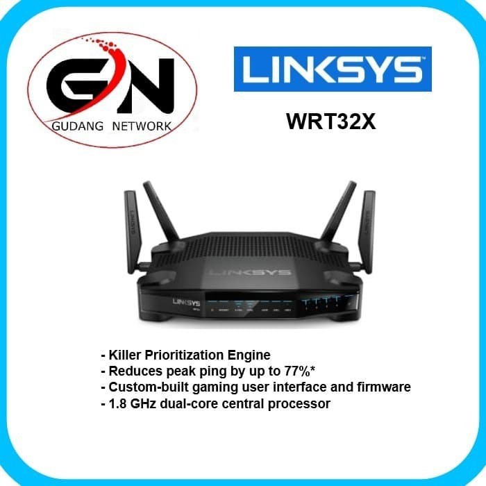 Linksys WRT32X AC3200 Dual-Band WiFi Gaming Router