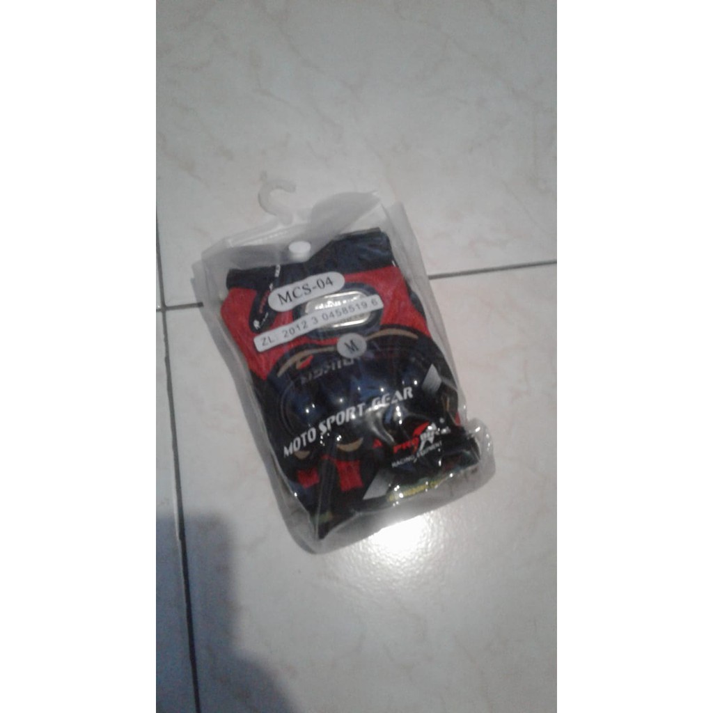 Sarung Tangan Motor Probiker Pro Biker + Pelindung Batok Racing Full Panjang / Half Pendek