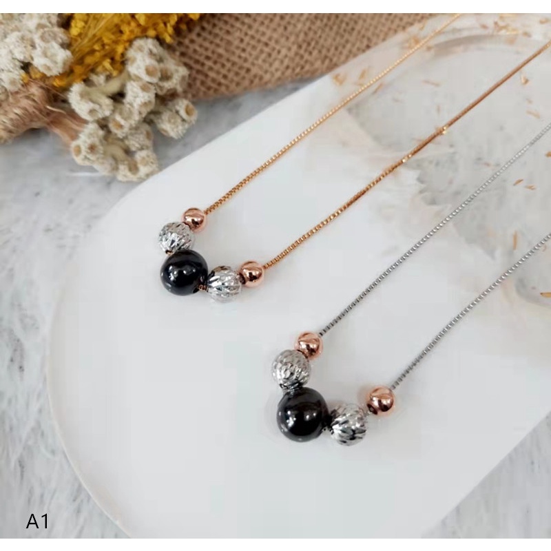 Kalung Xuping Biji Bola Lapis Emas Perhiasan Fashion A1-A4