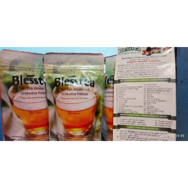 

Teh hitam blestea pouch