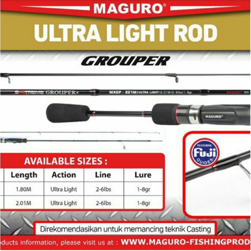 JORAN SPINING MAGURO GROUPER MXGP 201M